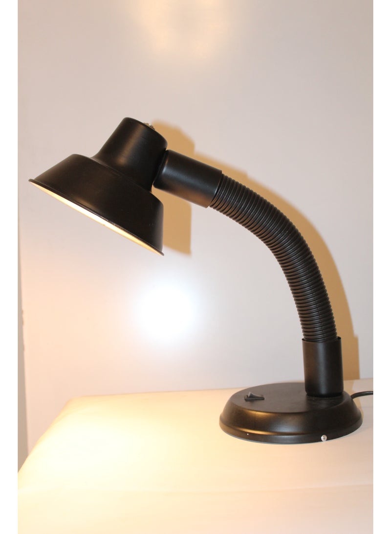 table lamp with flexible arm moves 360 degree-Black color - Image 1